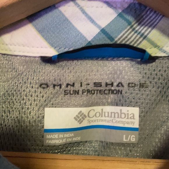 Columbia Shirt- Omni Shade with zipper - Picture 3 of 3